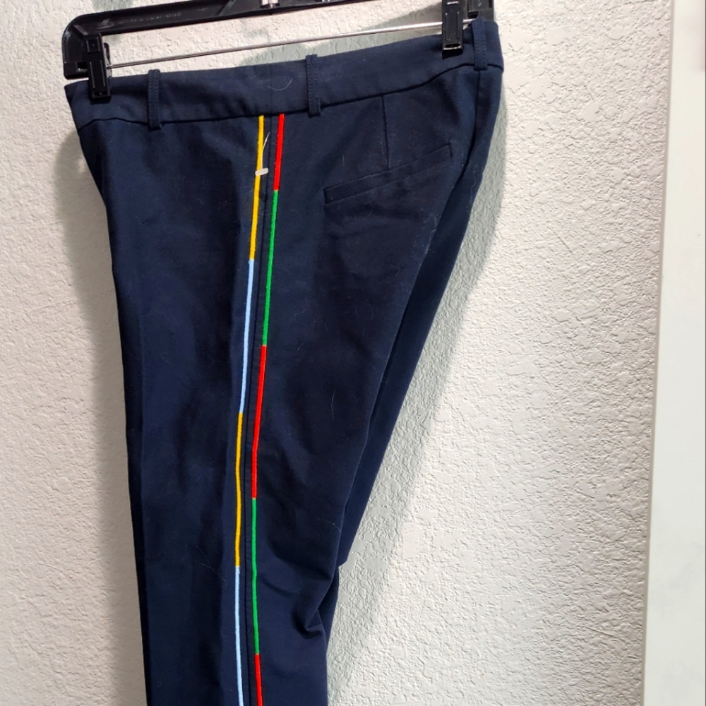 Derek Lam 10 Crosby pants with colorful stripe
